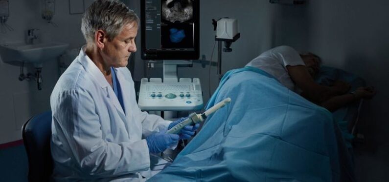 Ultrazvuk prostate kroz rektum je informativna metoda za dijagnosticiranje prostatitisa